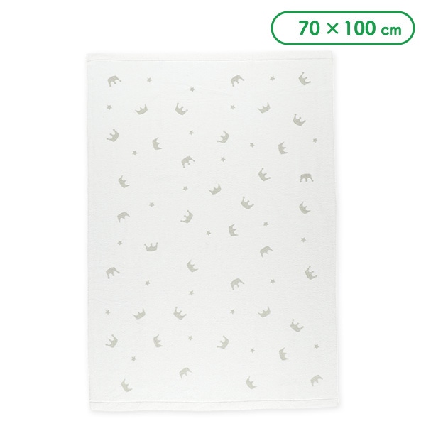 無撚糸タオルケット（王冠）