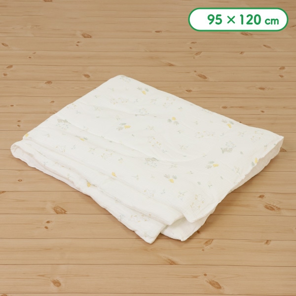 ふわもち掛けふとん（アヒルくま）（軽量・薄手）