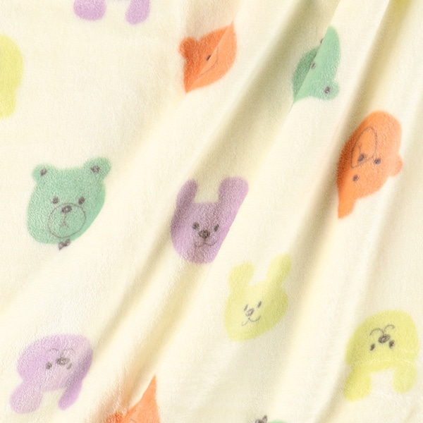 かるふわブランケット（アニマルフェイス）