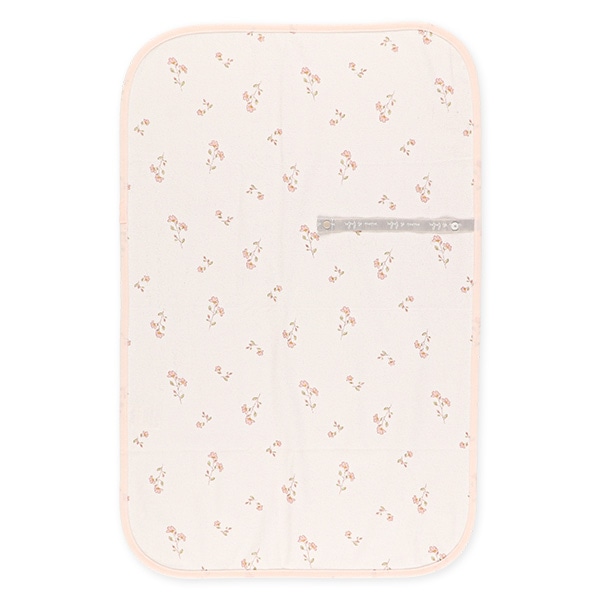 2枚組おむつ替えシート（くま・花柄）45×70cm