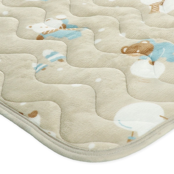 5層敷きパッド（くま・雪だるま）