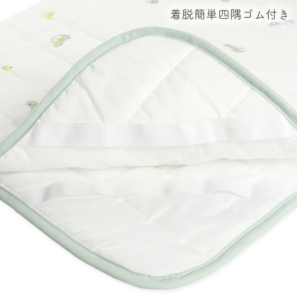 ふわもち通期敷きパッド（くるま）