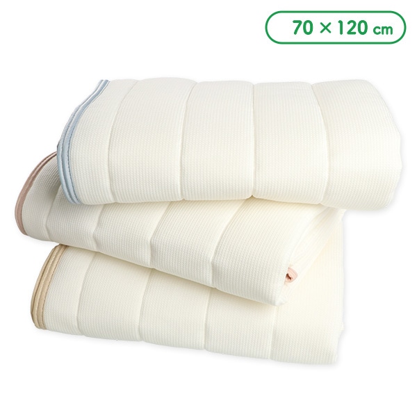 ワッフル通期敷きパッド（無地）