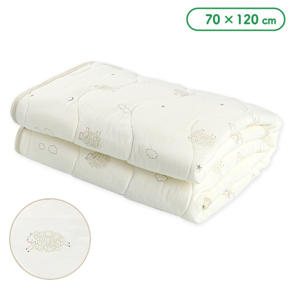 通期敷きパッド（ひつじ）