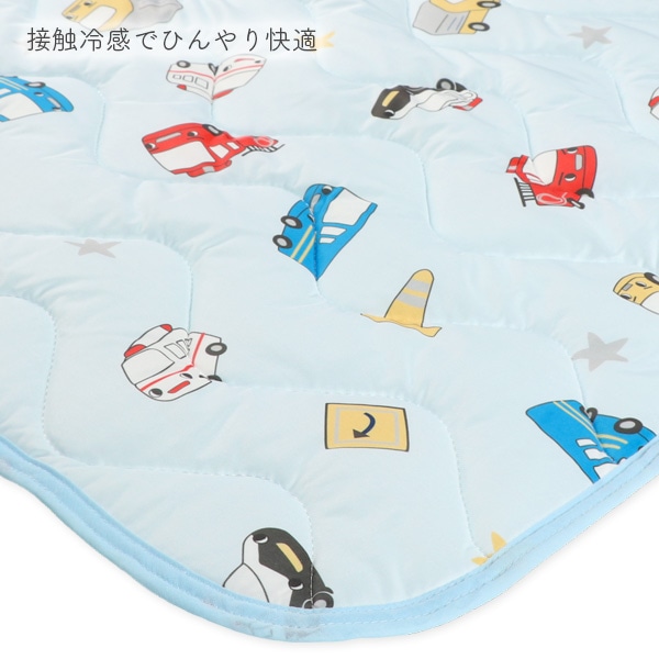 もっちり接触冷感敷きパッド（くるま）