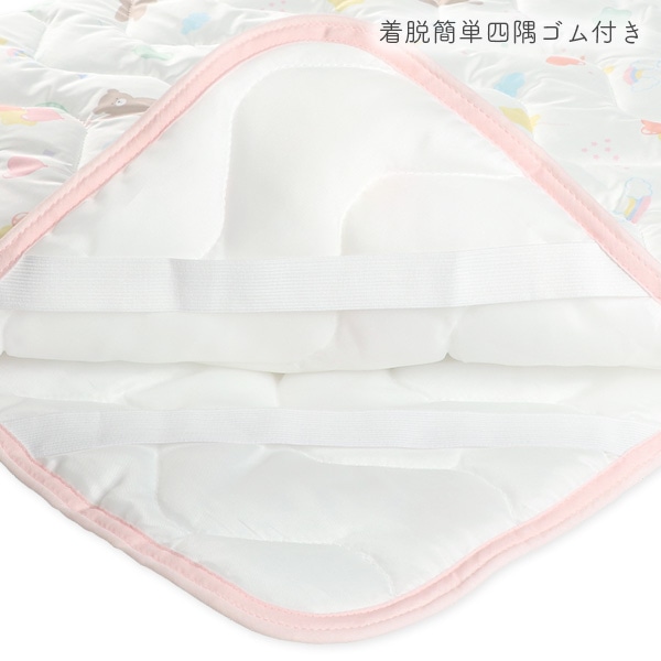 もっちり接触冷感敷きパッド（くま風船）