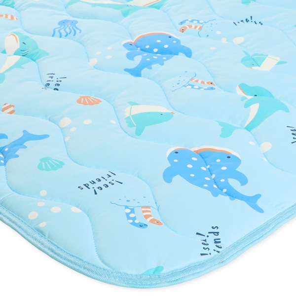 もっちり冷感敷きパッド（水族館）