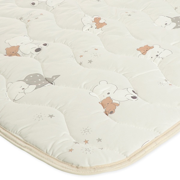 もっちり冷感敷きパッド（おやすみくま）