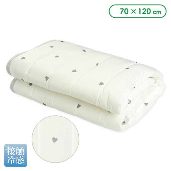 もっちり冷感敷きパッド（ハート）