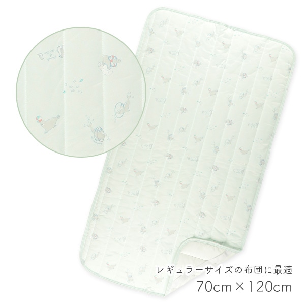 もっちり冷感敷きパッド（イルカ）