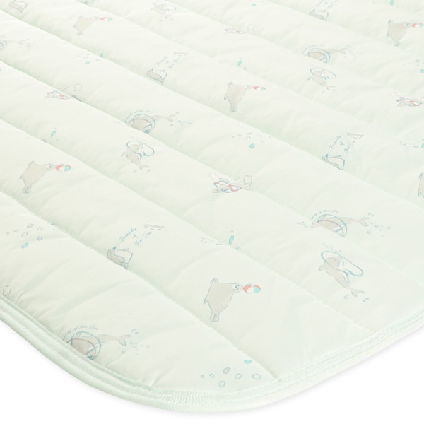 もっちり冷感敷きパッド（イルカ）