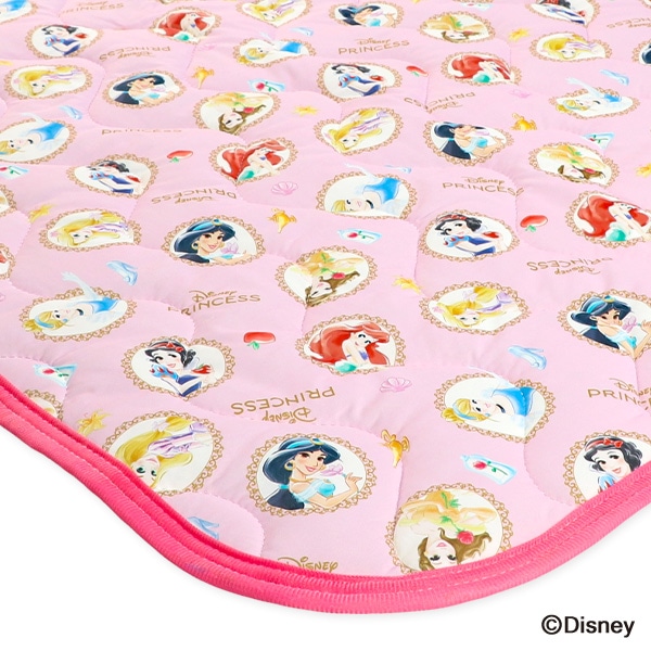 冷感敷きパッド（ディズニープリンセス）