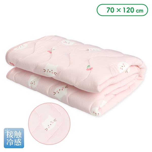 もっちり冷感敷きパッド（うさぎ）