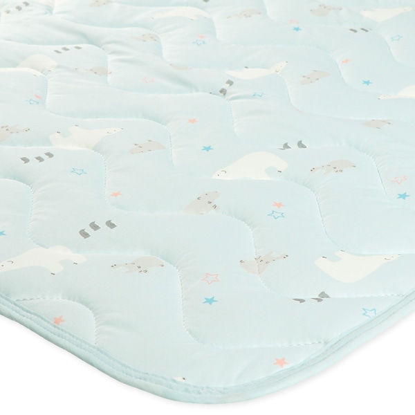 もっちり冷感敷きパッド（白くま・カバ）