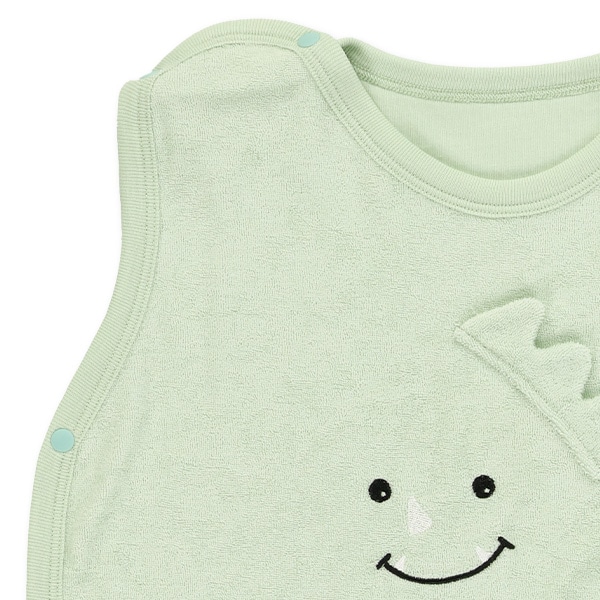 ふんわりやわパイル丸型スリーパー（恐竜）