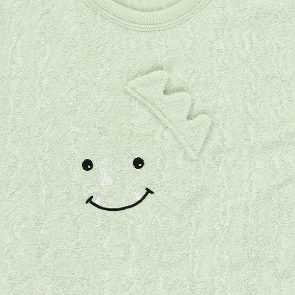 ふんわりやわパイル丸型スリーパー（恐竜）