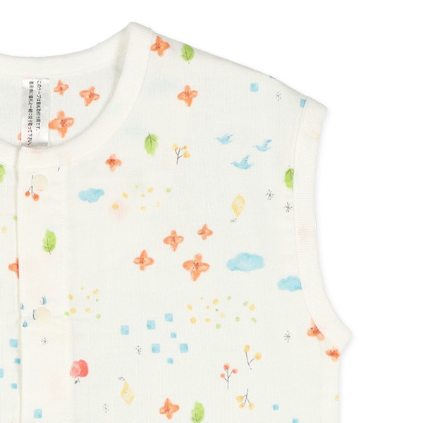 2WAY背中メッシュスリーパーS（花柄）