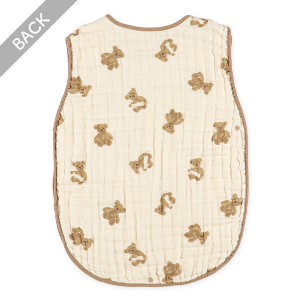 ガーゼ丸型スリーパー（くま）
