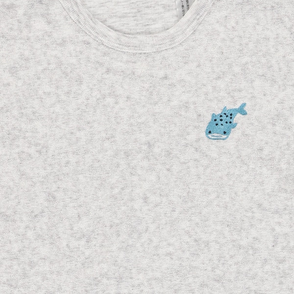 ふんわりやわらかパイル丸型スリーパー（ジンベエザメ）