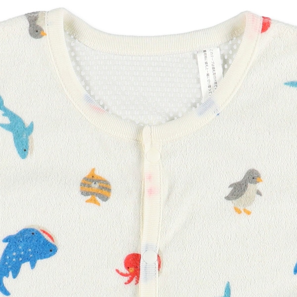 2WAY背中メッシュパイルスリーパー（海のいきもの）