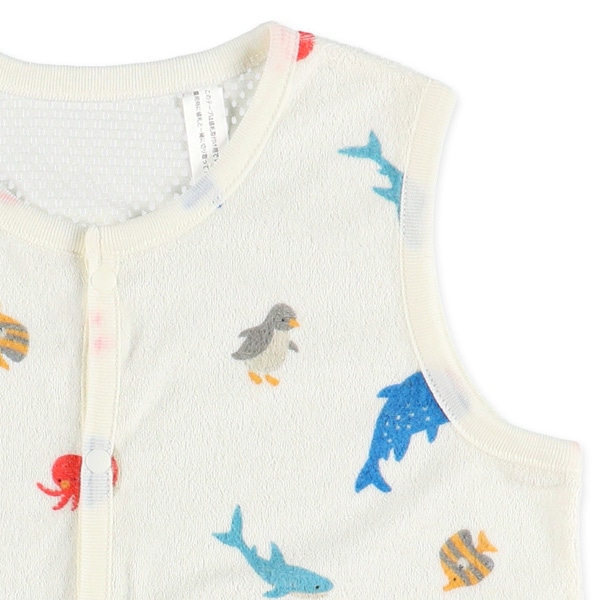 2WAY背中メッシュパイルスリーパー（海のいきもの）