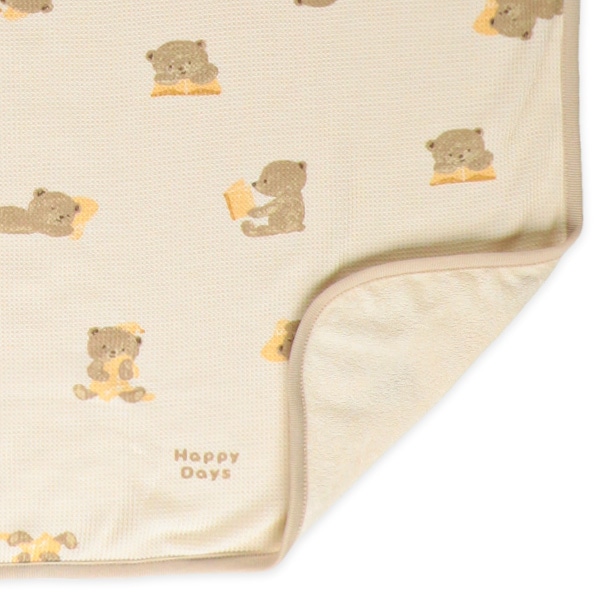 裏パイルワッフルケット（くま）