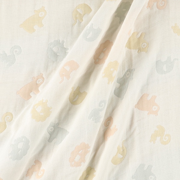 通期6重ガーゼケット（ぞう）