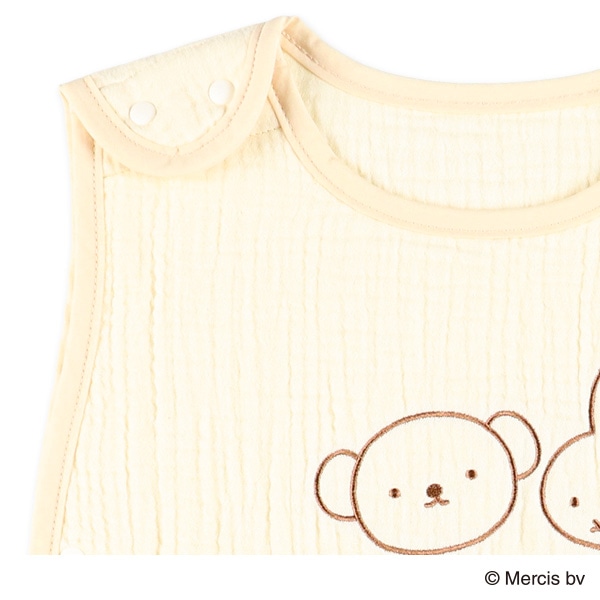 ガーゼ通期丸型ミニスリーパー（ミッフィー）