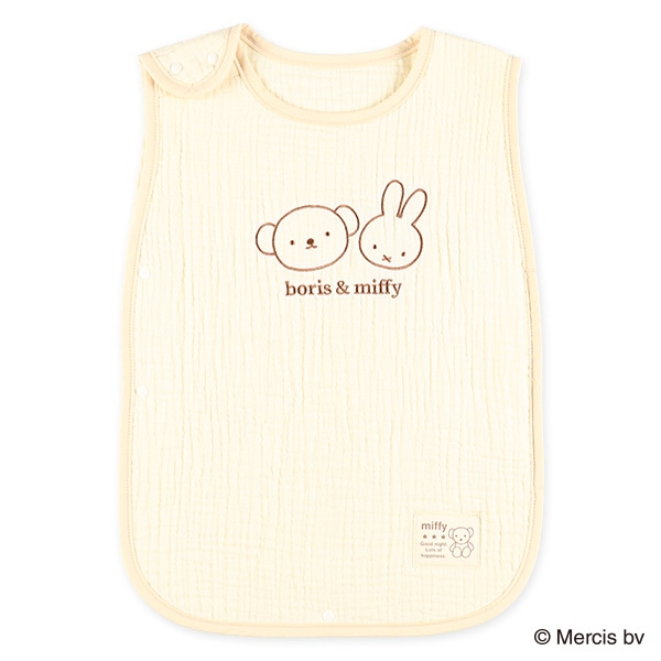 ガーゼ通期丸型ミニスリーパー（ミッフィー）