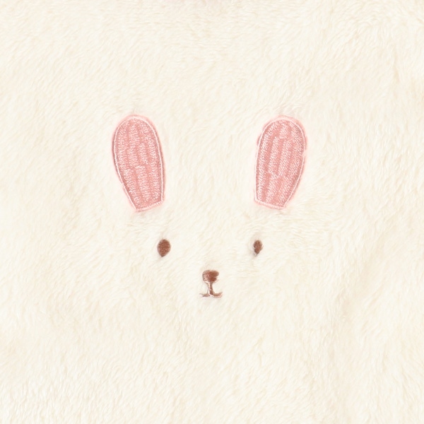通期丸型スリーパー（うさぎフェイス刺繍）