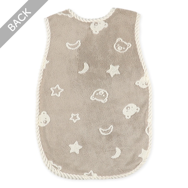 やわらかジャガード丸型ミニスリーパー（くまフェイス）