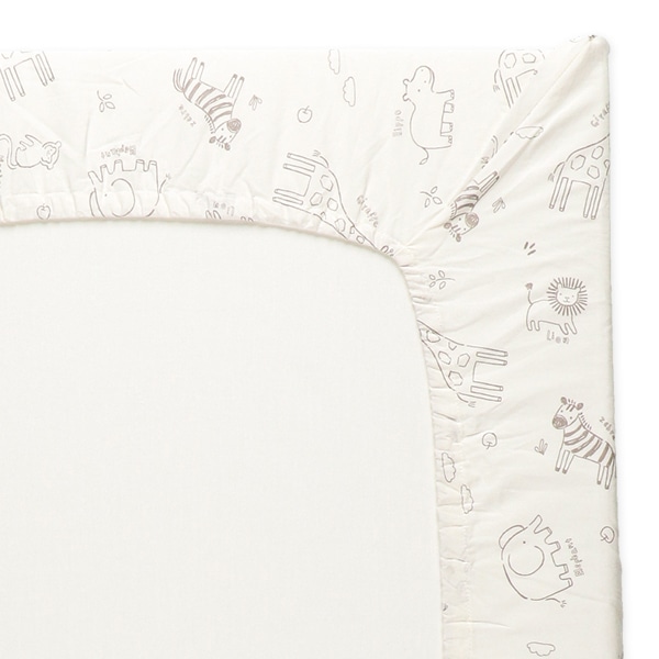 ミニサイズフィッティングシーツ（ラインズー）