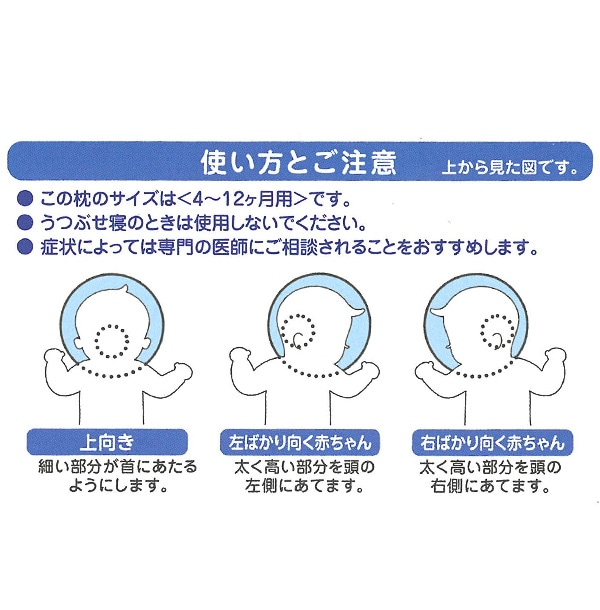 クールドーナツ枕（アンパンマン）（4～12ヶ月用）