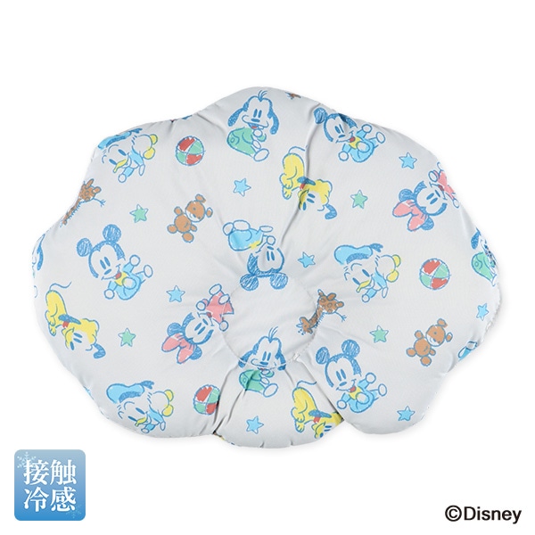 もちもち冷感ベビー枕（ミッキー&フレンズ）