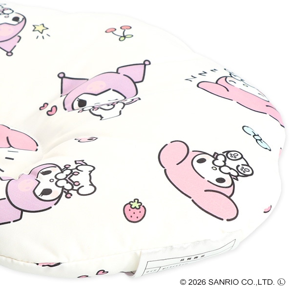 ひんやり冷感ベビー枕（マイメロディ・クロミ）