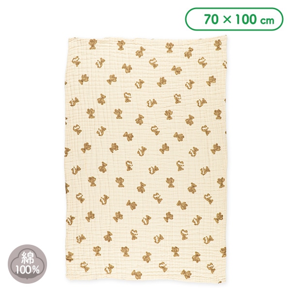 6重ガーゼケット（くま）