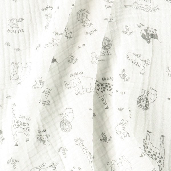 6重ガーゼケット（くま）