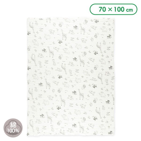 6重ガーゼケット（くま）