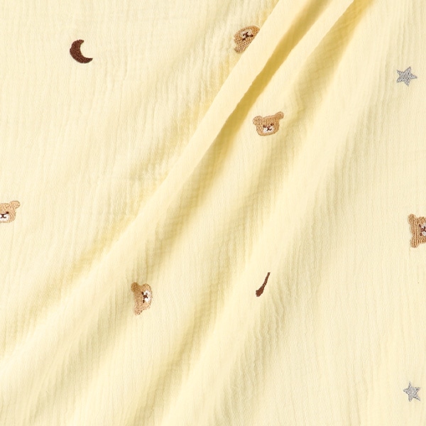 ガーゼケット（刺繍くま）