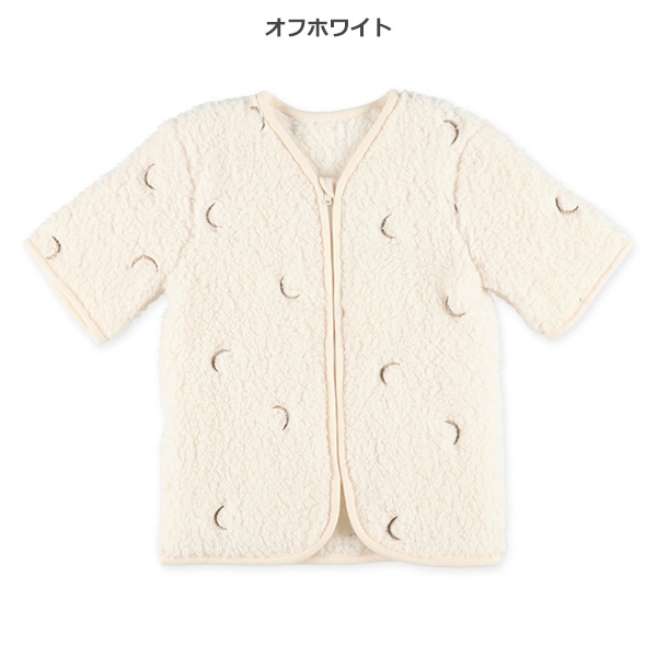 袖付きミニスリーパー（月刺繍）