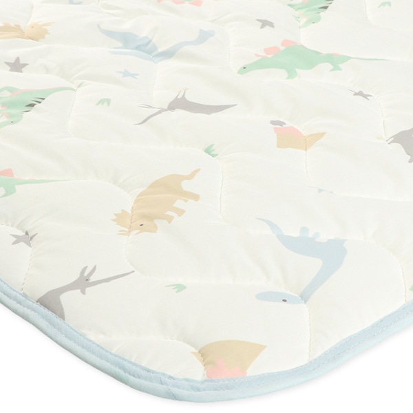 ミニサイズもっちり冷感敷きパッド（恐竜）