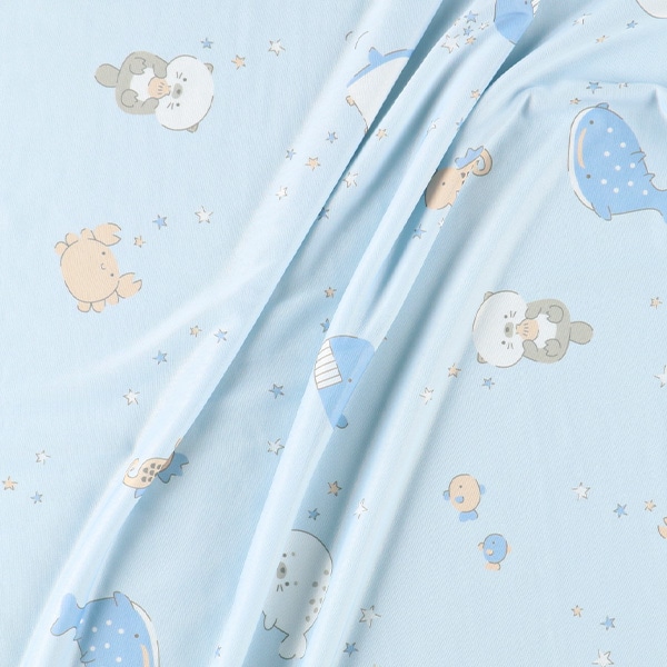 冷感リバーシブルケット（海の生き物）