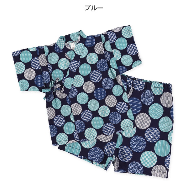 日本製 甚平（丸柄）