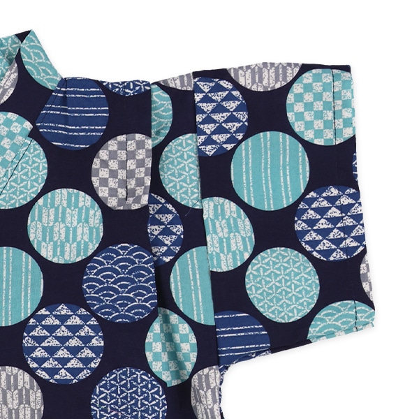 日本製 甚平（丸柄）