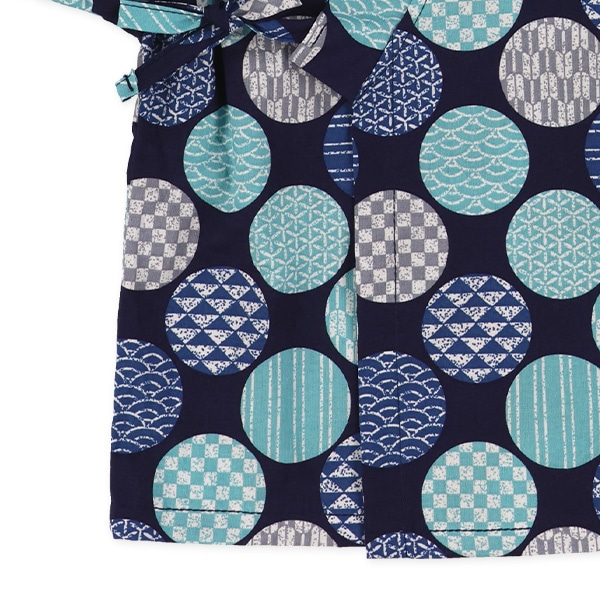 日本製 甚平（丸柄）