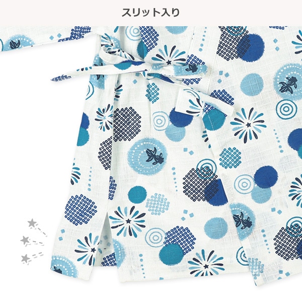 甚平（和柄水玉）