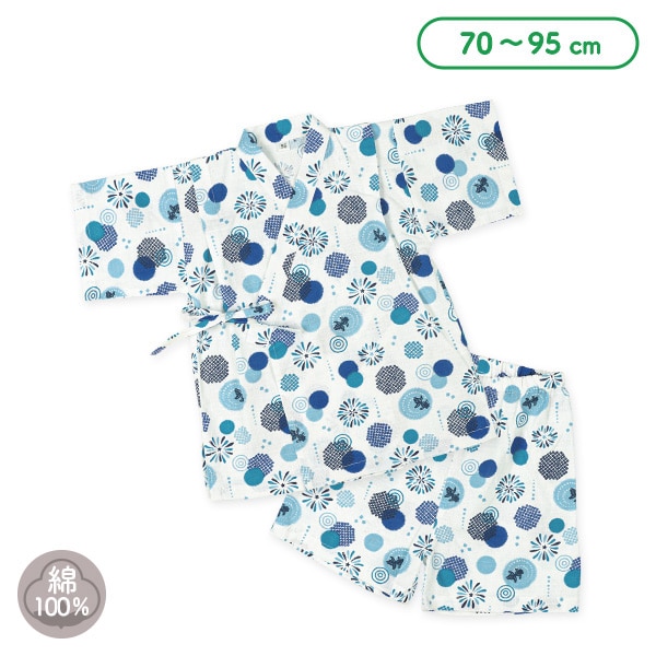 甚平（和柄水玉）