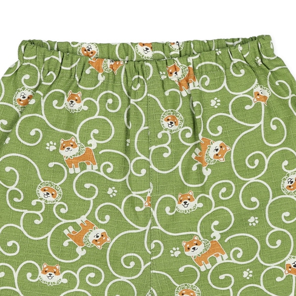 甚平（唐草・柴犬）