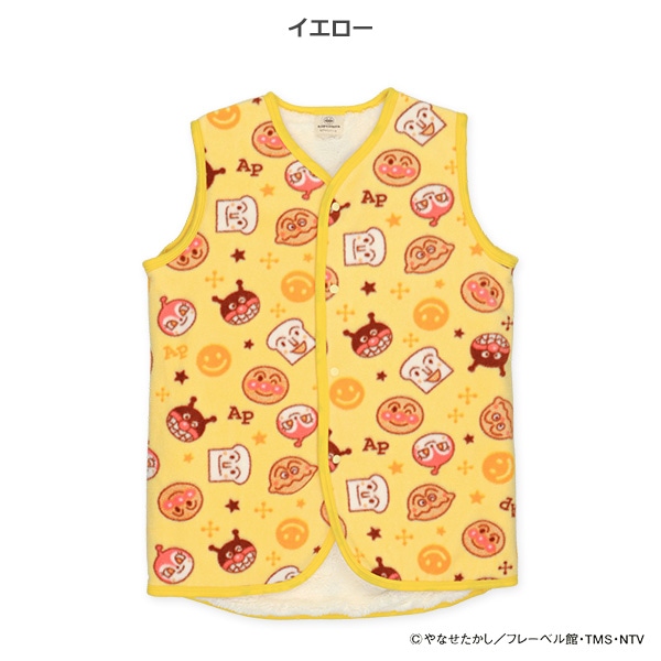 フリース裏ボアロングポンチョ（アンパンマン）