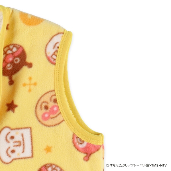 フリース裏ボアロングポンチョ（アンパンマン）